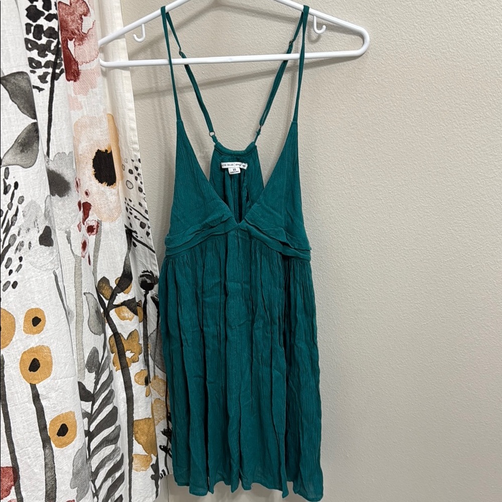 SOLD Women’s O’Neill Saltwater Solids Avery Cover-Up Teal Dress. Size XS - Picture 4 of 13